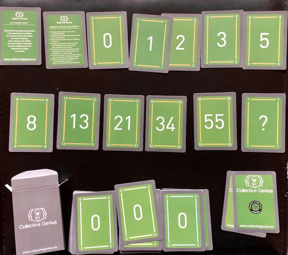 Cartes Planning Poker Collective Genius