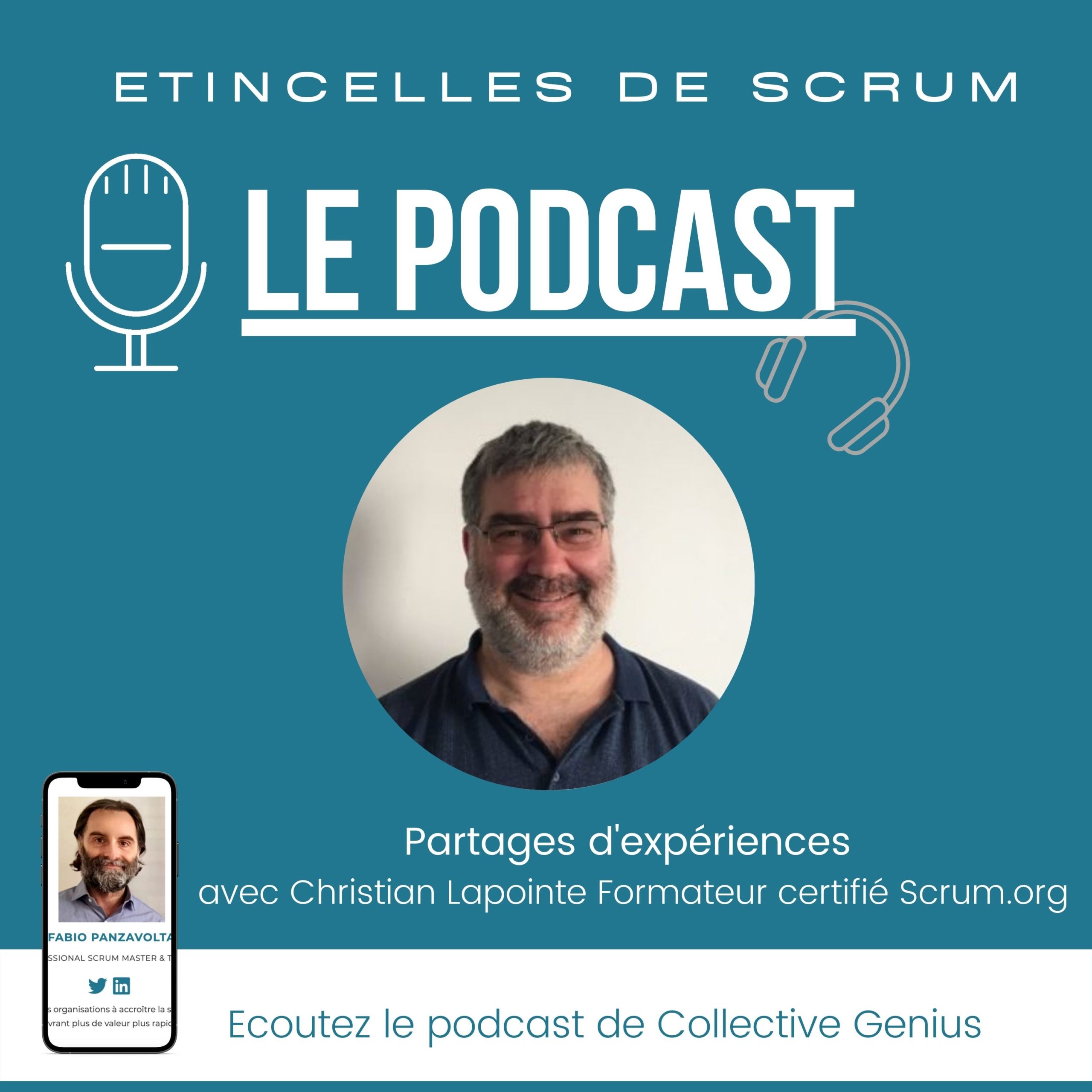 Podcast etiencelle de scrum - christian lapointe