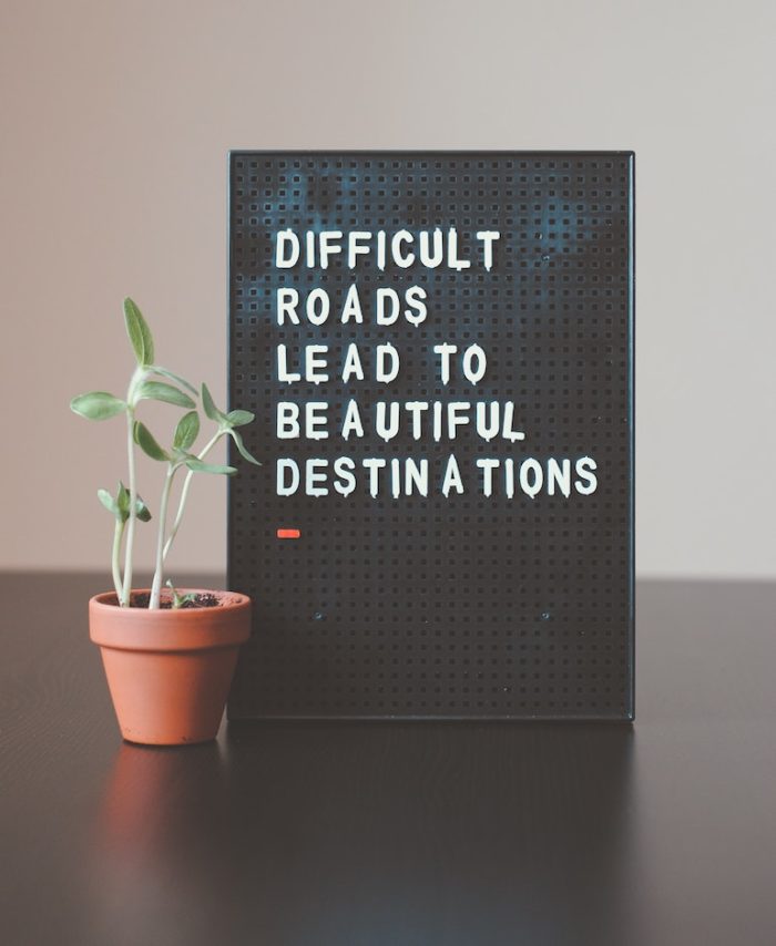 Inspiring phrase